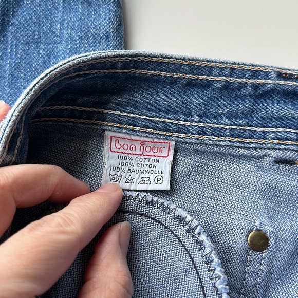Vintage Bon Jour high rise hippy 70’s Jeans sz 28/32 - Picture 5 of 9
